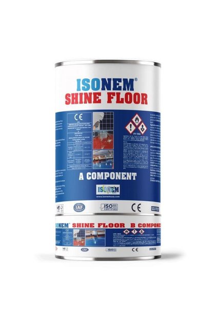 Shine Floor Solvent Bazlı Fayans Boyası 2.25 Kg Ral 7016 Antrasit Gri