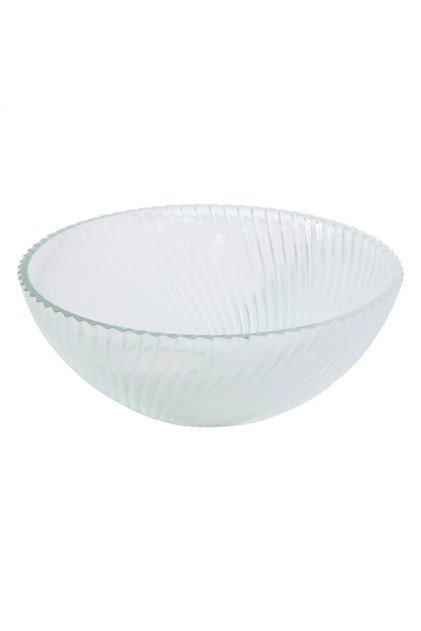 Odyssee Glass Salad Bowl (24 cm, Transparent)