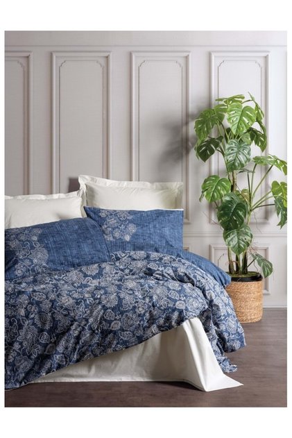Rf Dual -Annika Beige- Double Duvet Cover Set