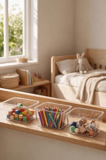 Salve 3-Piece (Large, Medium, Small) Refrigerator-Bathroom Organizer