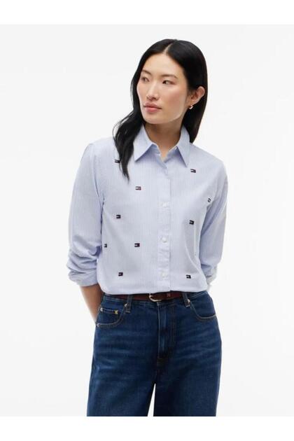 OXFORD EMB LS SHIRT