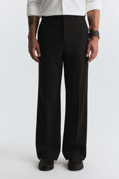 Relaxed Striped Trousers