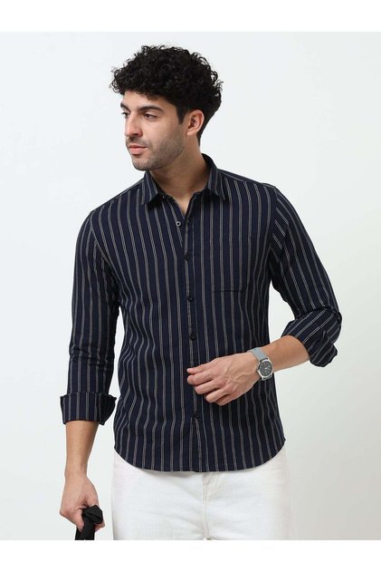 Blue Stripe Oxford Full Sleeve Shirt