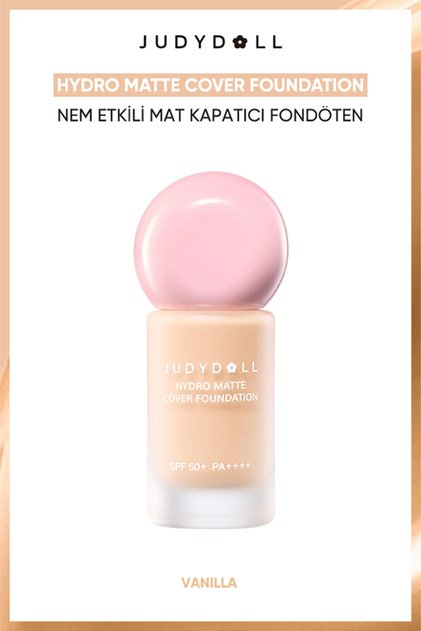 Matte Cover Foundation Vanilla SPF50 | Nem Etkili Mat Fondöten 30g