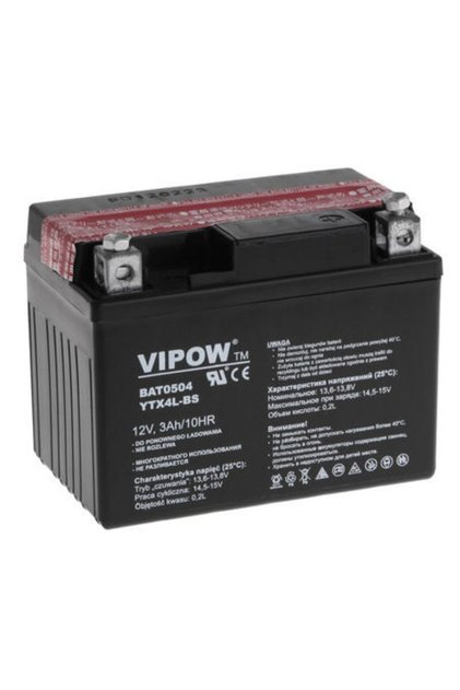Baterie Moto, 12 V, 3 Ah
