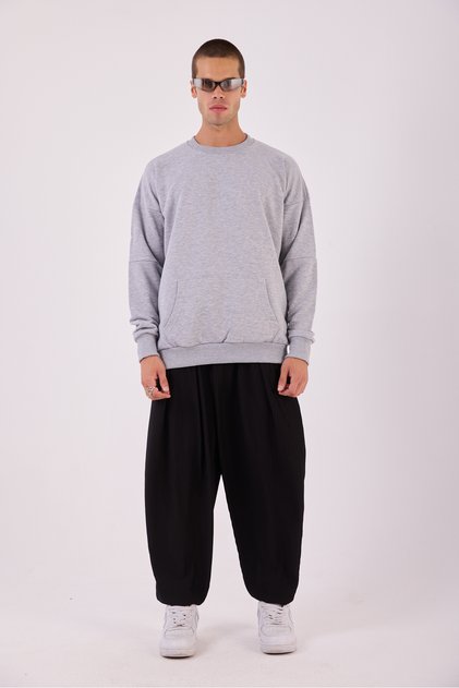 Men's Gray Basic Sweat