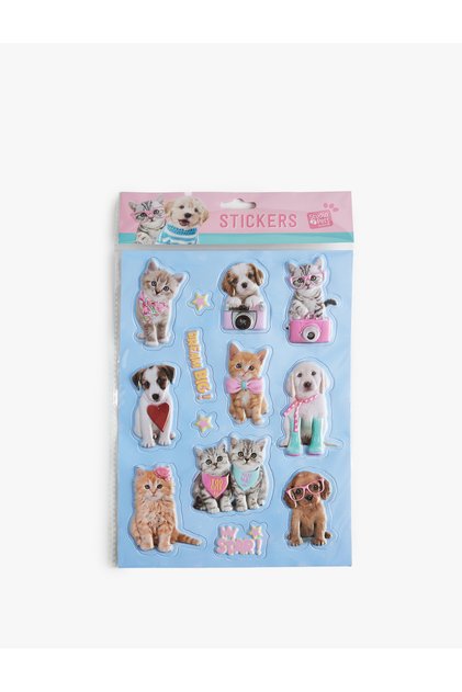 Studio Pets Lisanslı Evcil Hayvan Figürlü Sticker Seti