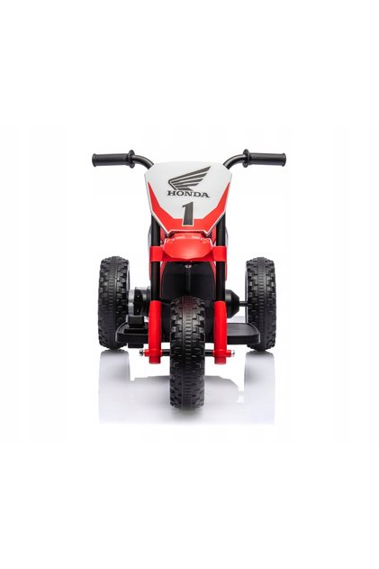 HONDA CRF 450R ORIGINALĂ, MOTOCICLETĂ PE BATERII, ROȘIE, CU LED-URI, PENTRU COPII