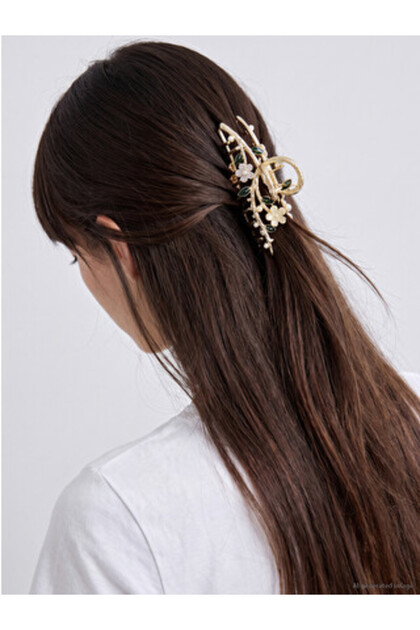 Women's Buckle with Mixed Flower and Leaf Figures