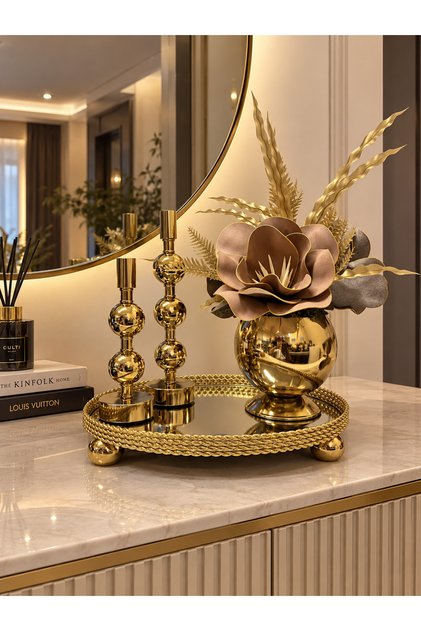 GOLD LÜKS TEPSİ MODEL