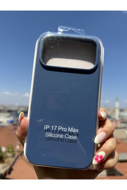 iPhone 17 Pro Max Uyumlu Premium Lacivert Lansman Kutulu Telefon Kılıfı K1027