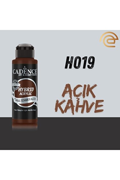 Cadence Hybrid Multisurface Akrilik Boya 120 ml H019 Açık Kahve