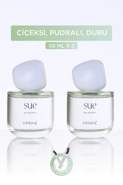 Sue EDP Women's Perfume 50ml | Floral & Powdery | Peony, Lemon, Rose, Mugwort, Magnolia, Musk