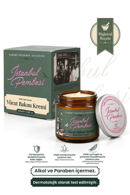 Tarihi İstanbul Eczanesi Yatak Yarası Bakım Kremi – Çinko, E Vitamini ve Lanolin İçeren Koruyucu Cilt Bakım Kremi