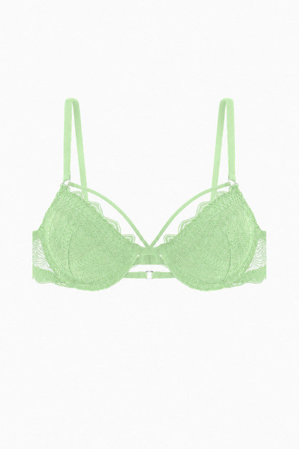Noa Lace Bra - Padded - 2609 - Green