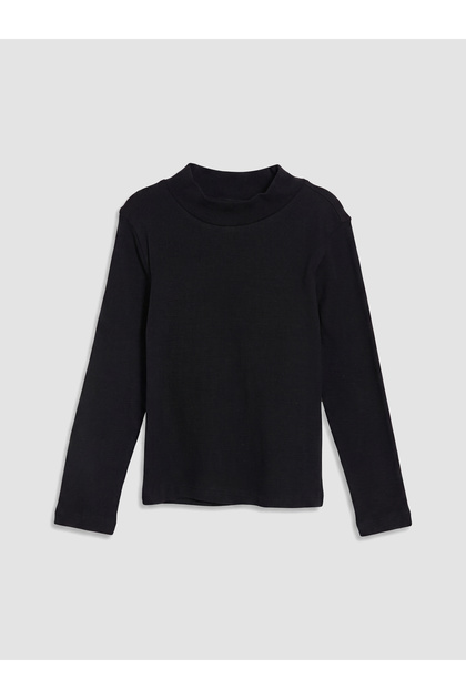 Tricou de fete reiat cu guler fals tip maletă