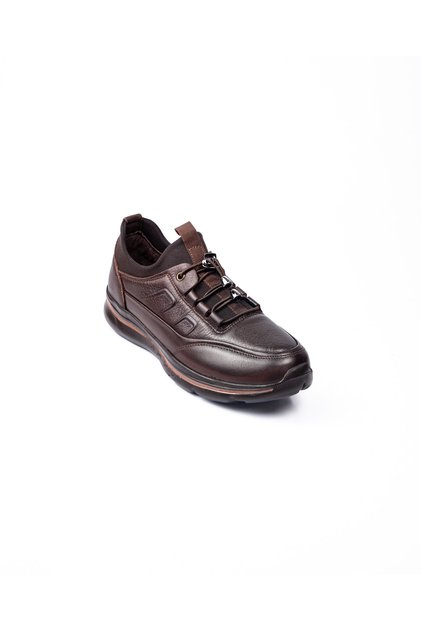 9733 Brown Leather Casual Women's Shoes