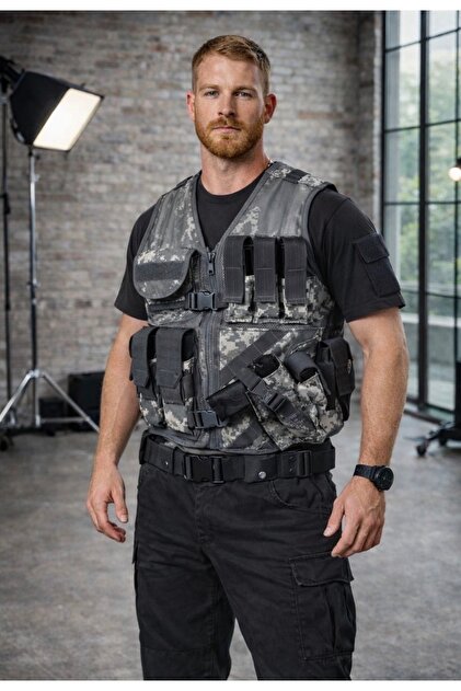 ÖZHAN TERFİYE-Mil-Tec Sturm digital modüler taktik yeleği