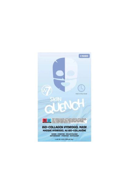 Skin Quench Bio Collagen Hydrogel Face Mask 3 Pack Μάσκα Προσώπου Υδρογέλης με Βιο-Κολλαγόνο 3τμχ