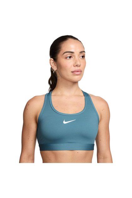 Γυναικείο Αθλητικό Σουτιέν Swoosh Μεσαίας Υποστήριξης με Ενίσχυση XS