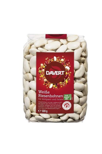 Fasole albă gigant organică 500 g