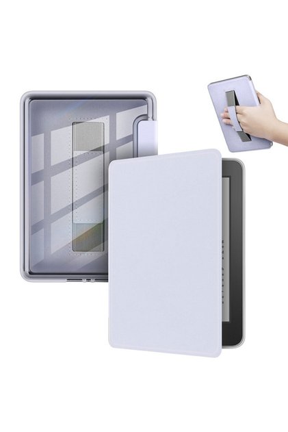 11. Nesil Basic 6" E Kitap Okuyucu Kılıfı Tutacaklı - Lila