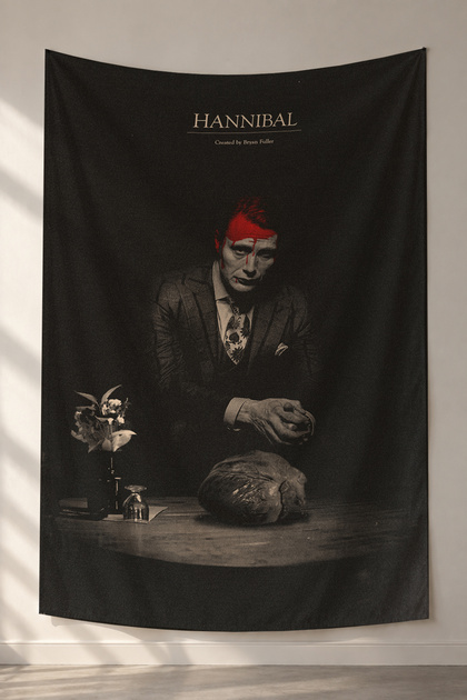 Hannibal Temalı Duvar Örtüsü, Tapestry Dekoratif Film Duvar Halısı