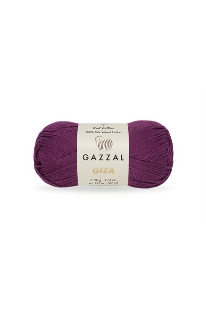 Giza 100% Mercerized Cotton Knitting Yarn 50 Gr 125 m – 1 Piece-2467