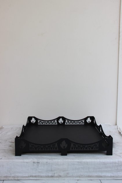 Şömine Soba Altlığı 65x65 Cm Fırın Boyalı