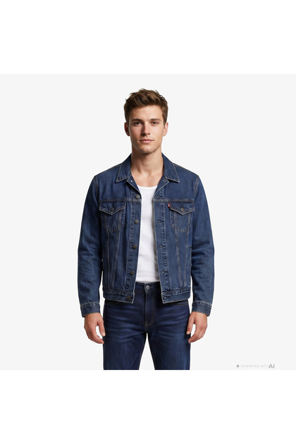 Levi's The Trucker Million Dollar Lacivert Erkek Ceket