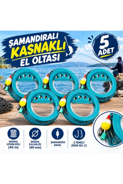 5 ADET ŞAMANDIRALI EL OLTASI