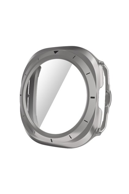 Watch 7 Ultra 47mm Titanium Black For Samsung Galaxy Watch Ultra 47mm Hard Case Tempered Glass Scree