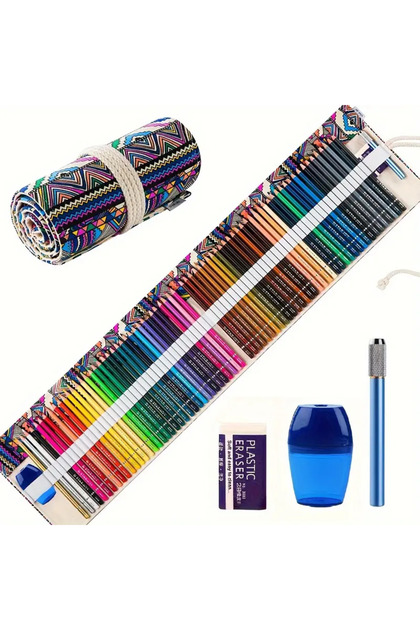 72 color B 72 pcs Coloring Pencils, Colored Pencils for Adult Coloring Books with Soft Oil-Based Cor