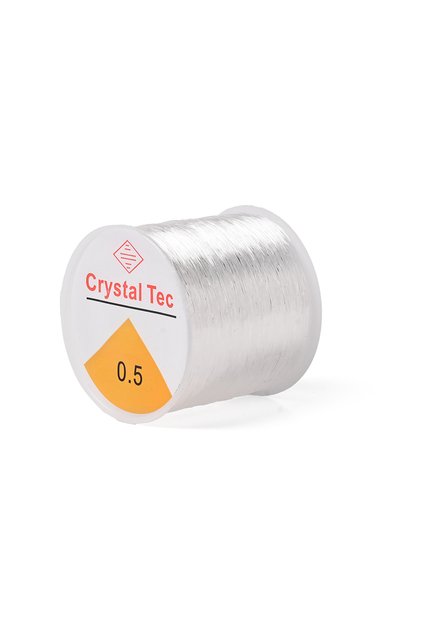 1 لفة 0.5MMx100M iYOE 0.5-1.5mm حبل مرن شفاف لصنع المجوهرات D