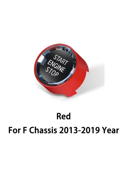 Red with OFF Crystal Style Engine Start Stop Switch Ignition Button fFit For BMW F Chassis F30 F10 F