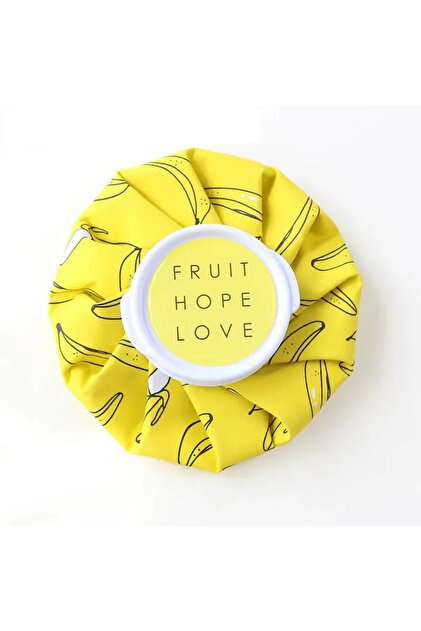 Yellow Cute Cartoon Cold & Hot Compress Bag for Repeated Use in Household Hot Water Bag Exercise Phy