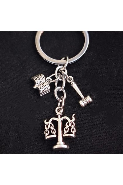 1Pc Mini Keychain Scales Scales Of Justice Lawyer Law School Classmates Gift Gavel Judge Scales Keyc