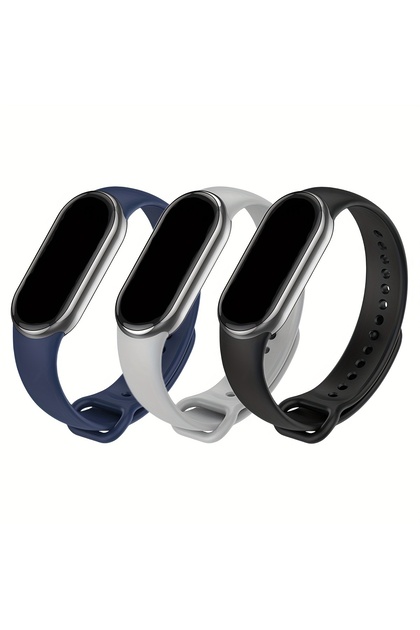 for mi band 8 9 10 Set 1 3 pcs/pack Strap for Xiaomi Band 8 9 10 11 Silicone Bracelet for Mi Band