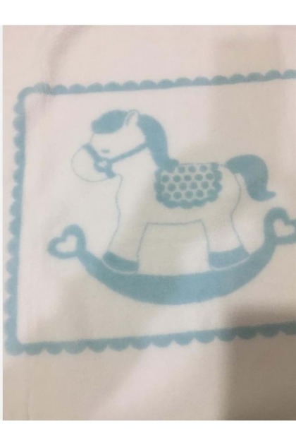 Blanket Baby Boy Fleece Water Green