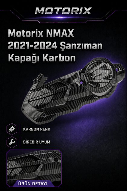 NMAX 2021-2024 Şanzıman Kapağı - Karbon