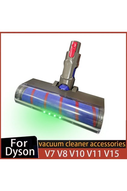 as picture Brush Head For Dyson V7 V8 V10 V11 V15 Vacuum Cleaner, Soft Roller Brushes with Direct Dr
