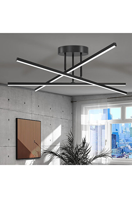 white light black 2026new ceiling lamp Nordic modern LED lamp living room dining room bedroom lights