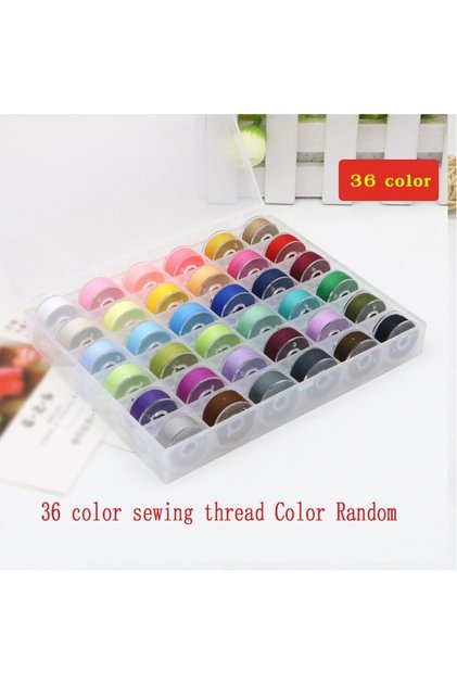36 color 25/36 Color Handmade Embroidery Sewing Threads Polyester Home Hand Stitching Sewing Machine