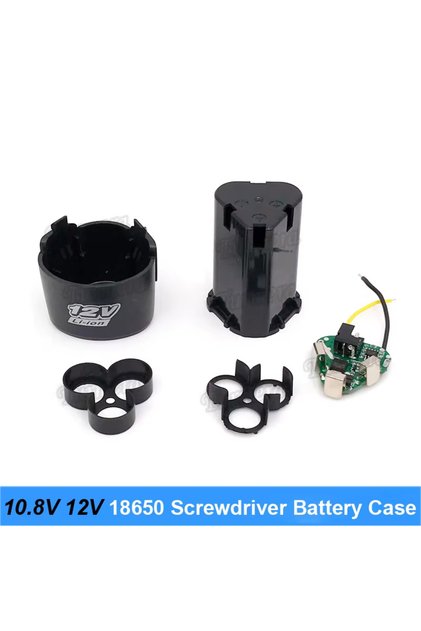 Case Bracket BMS 10.8V 12V Screwdriver Drill Battery Case Box with 18650 Hoder Brackets 3S 30A BMS B