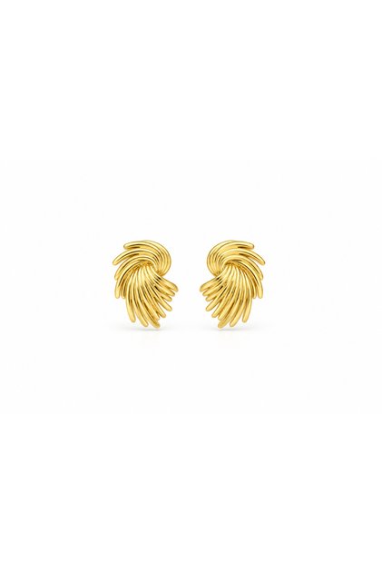 Spiral Textured Earrings