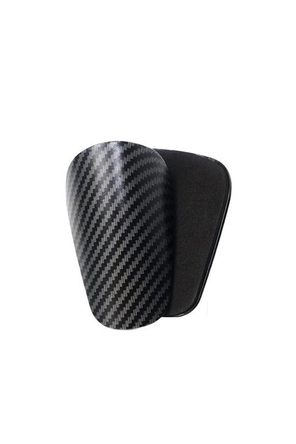 XS(old) Dark gray GOBYGO 1Pair Carbon Fiber Mini Soccer Shin Guards Football Shin Support Mini Footb