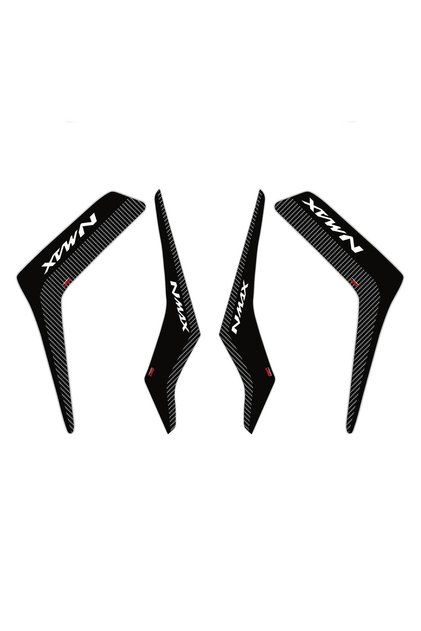 Yamaha Nmax 125-155 2015-2020 Uyumlu Yan Pad Seti Siyah-karbon