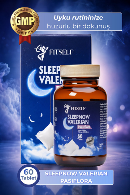 SleepNow Huzurlu Uyku | Passiflora & Valerian İçeren Takviye Edici Gıda