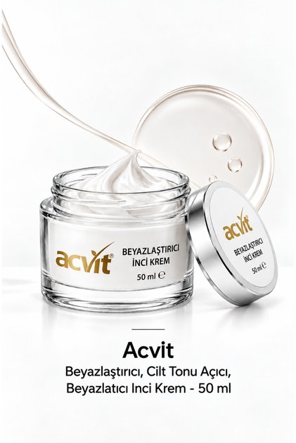 Beyazlaştırıcı, Cilt Tonu Açıcı, Beyazlatıcı Inci Krem - 50 ml