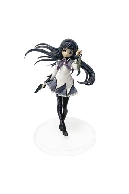 no box 17cm Anime Madoka Magica figure Akemi Homura PVC Model Birthday Present Ornaments Collectible